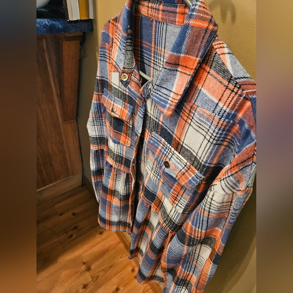 Tops - Babydoll Snap up Shacket